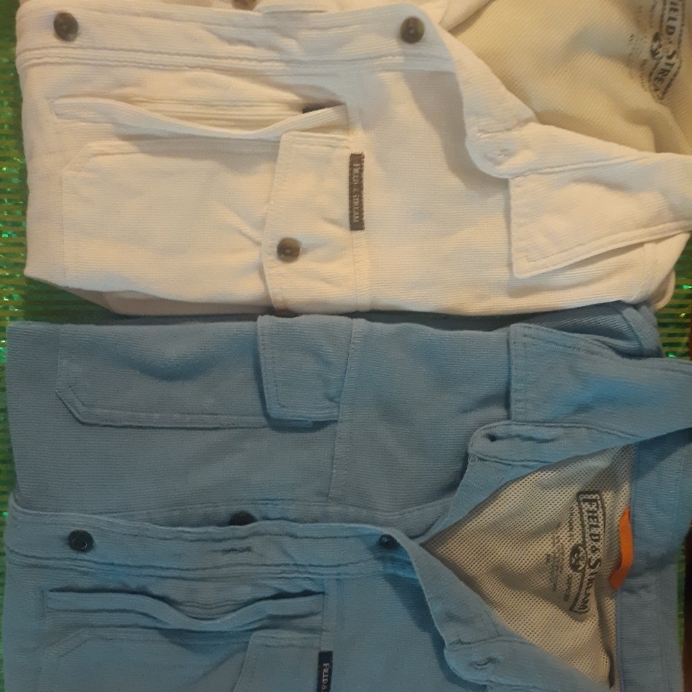 2xl set of feild and stream short sleeve shirts
